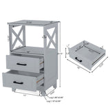 Chellis Bathroom Storage Cabinet with Drawers by Christopher Knight Home