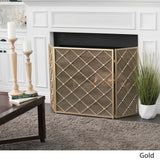 Chelsey 3-Panel Fireplace Screen by Christopher Knight Home