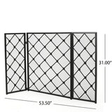 Chelsey 3-Panel Fireplace Screen by Christopher Knight Home