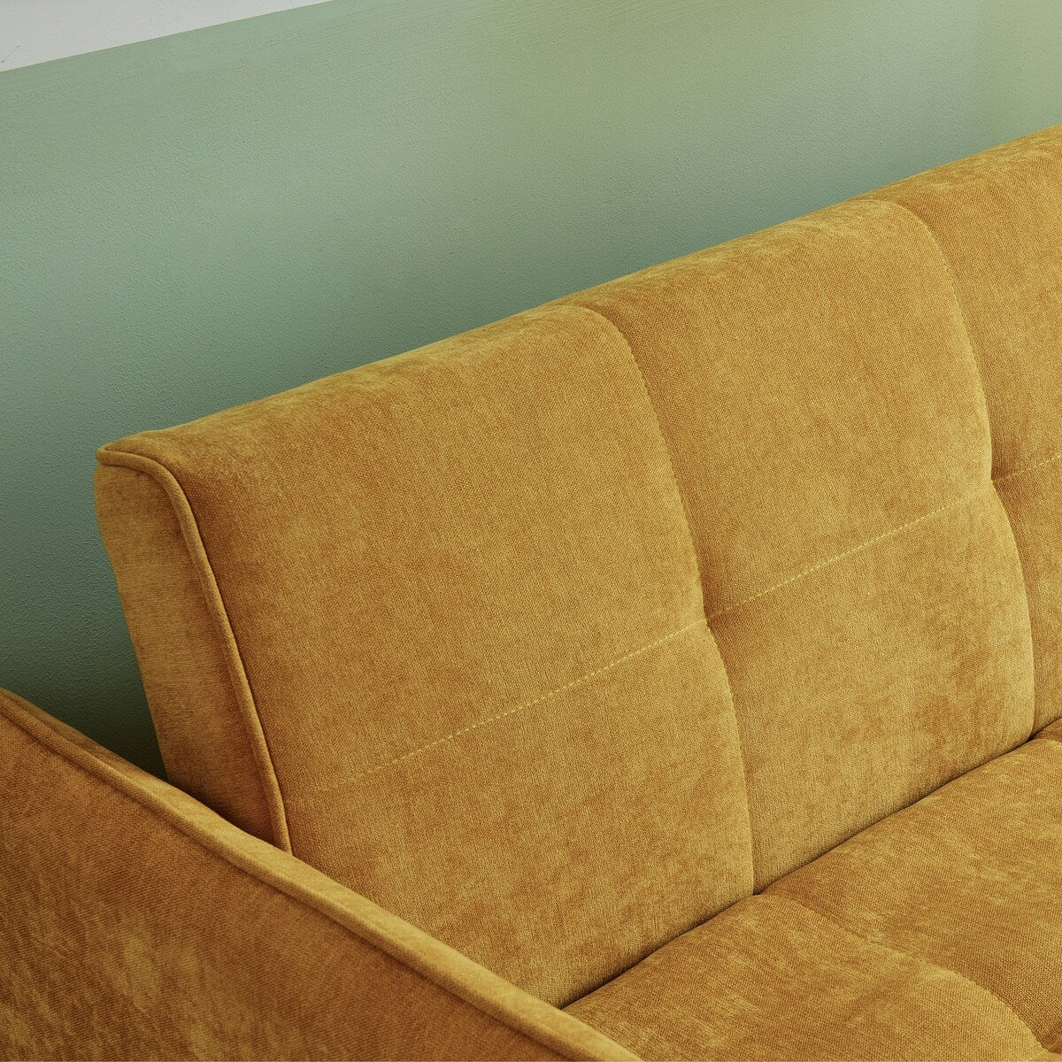 Chenille Fabric Pull-Out Sofa Bed Convertible Sleeper Loveseat Couch