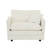 Chenille Single Upholstered Reading Armchair Living Room Chair