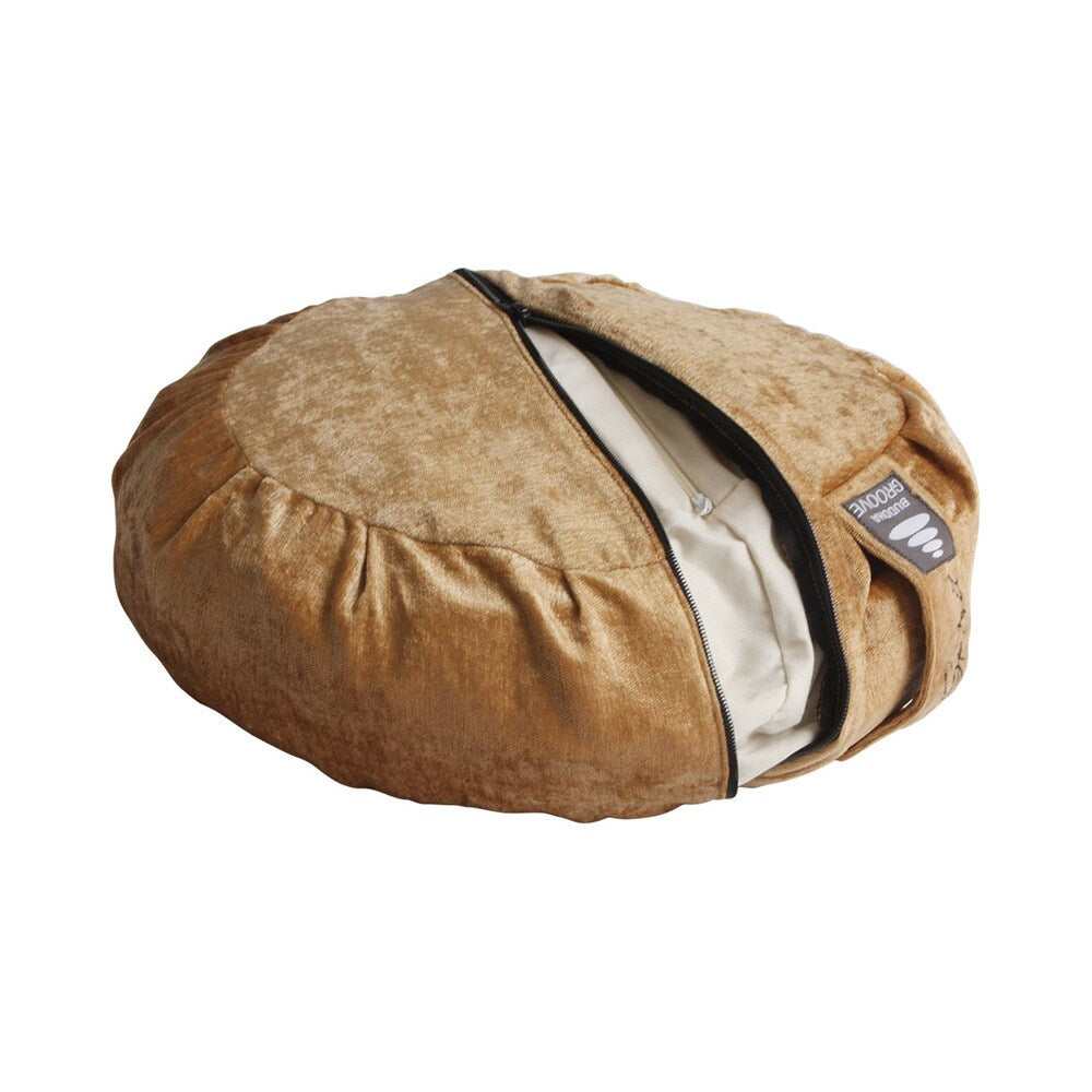 Handmade Chenille Zafu Cushion (India)