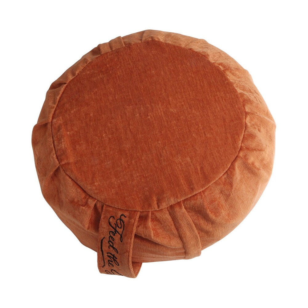 Handmade Chenille Zafu Cushion (India)