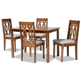 Cherese Modern and Contemporary 5-Piece Wood Dining Set