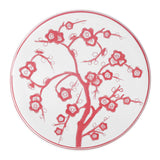Cherry Blossom 17.7" Ceramic Garden Stool, White/Blue by JONATHAN Y