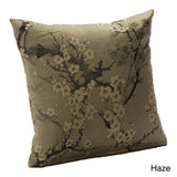 Cherry Blossom Azure Accent Pillow