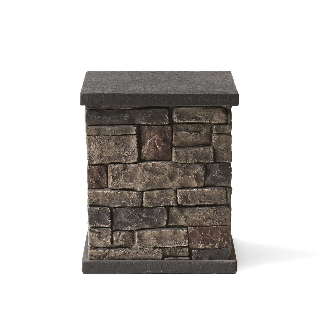 Chesney Outdoor 32" Octagonal 40,000 BTU Light Weight Concrete Fire Pit by Christopher Knight Home
