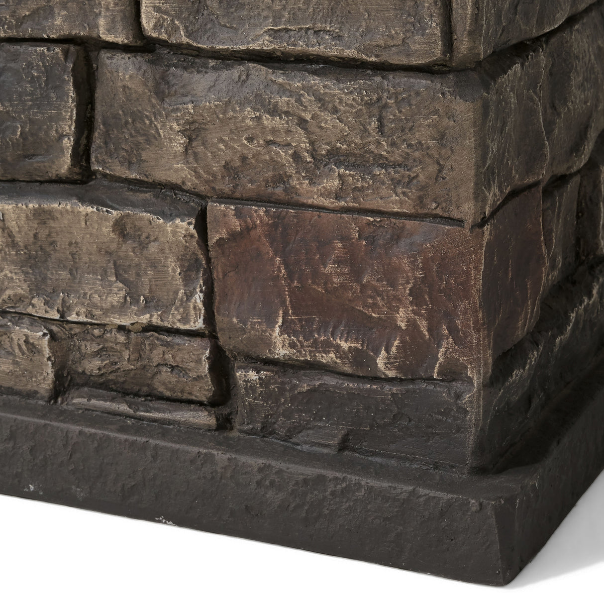 Chesney Outdoor 32" Octagonal 40,000 BTU Light Weight Concrete Fire Pit by Christopher Knight Home