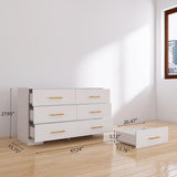 Chest of Drawers for Bedroom,6 Drawer Dresser