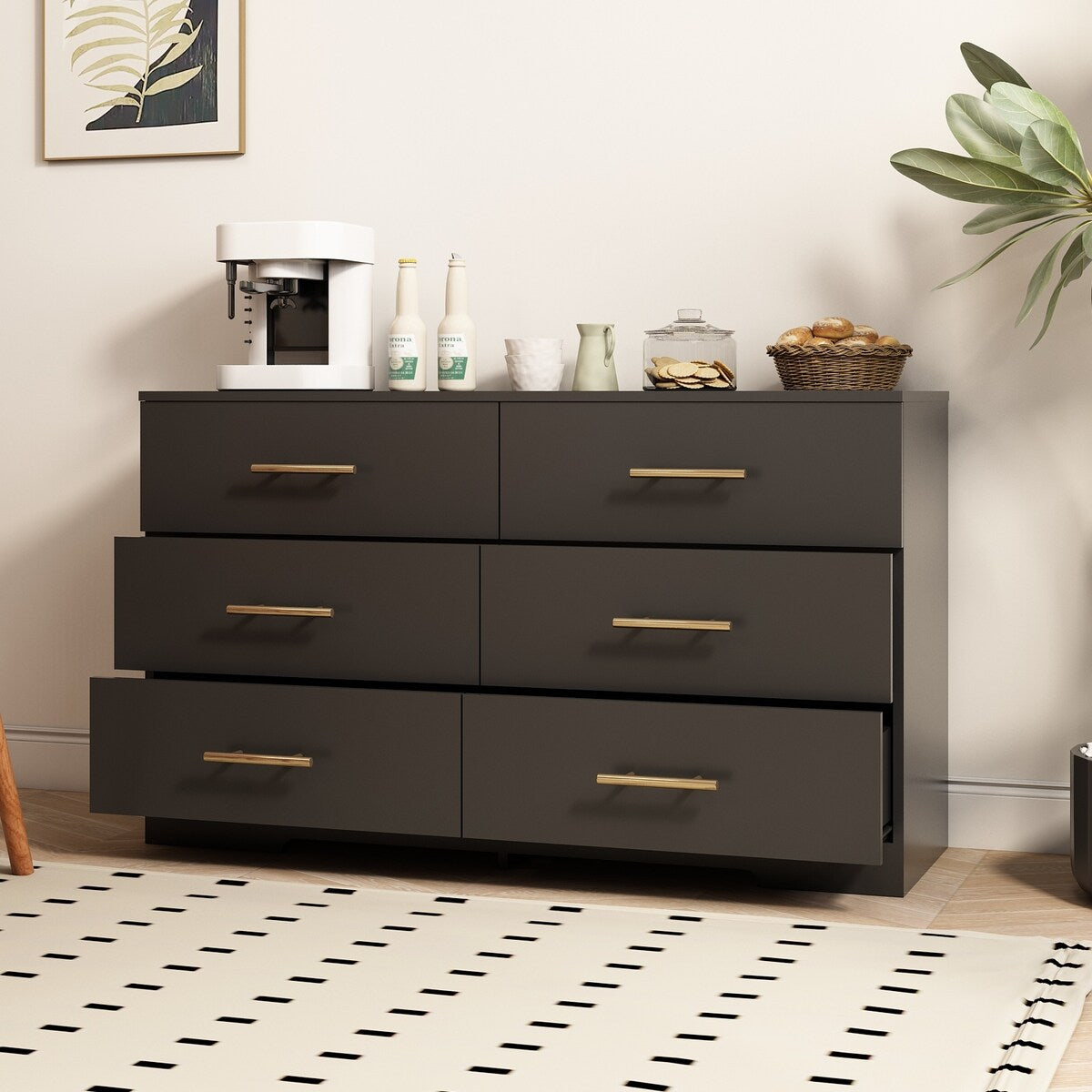 Chest of Drawers for Bedroom,6 Drawer Dresser