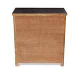 Cheungs Decorative Wooden Dark Brown Accent Cabinet - L:27.5"xW:15.25"xH:29.75".