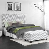 Chevron Accent Headboard