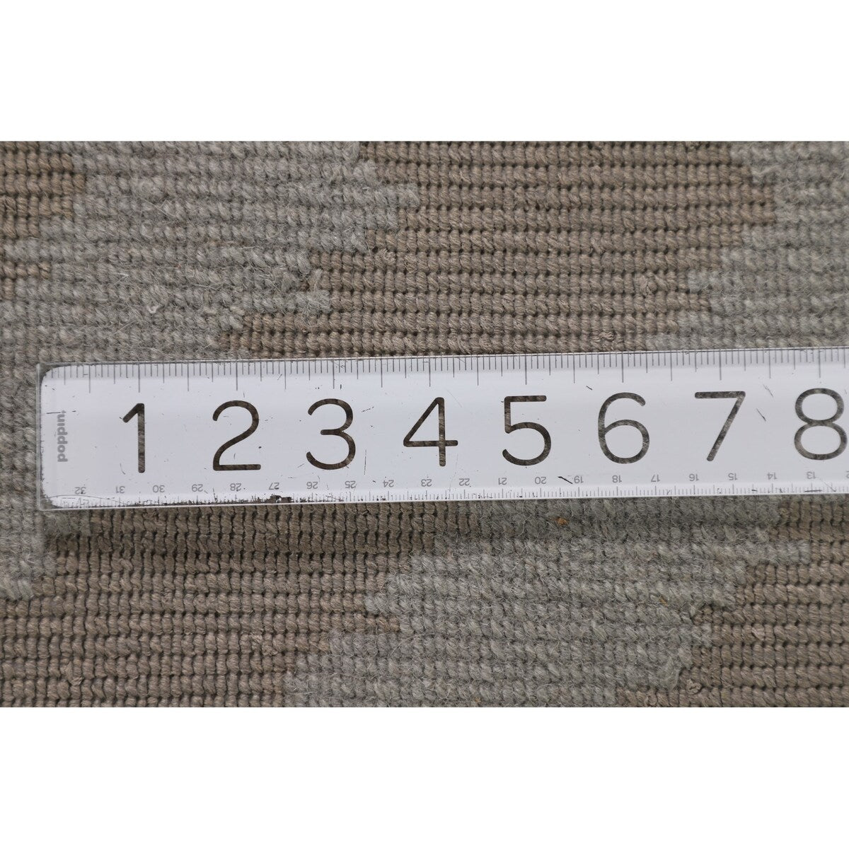 Chevron Style Modern Area Rug Handmade Contemporary Wool Carpet - 8'0"x 9'9"