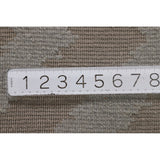 Chevron Style Modern Area Rug Handmade Contemporary Wool Carpet - 8'0"x 9'9"