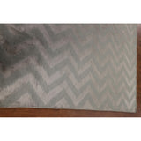 Chevron Style Modern Area Rug Handmade Contemporary Wool Carpet - 8'0"x 9'9"