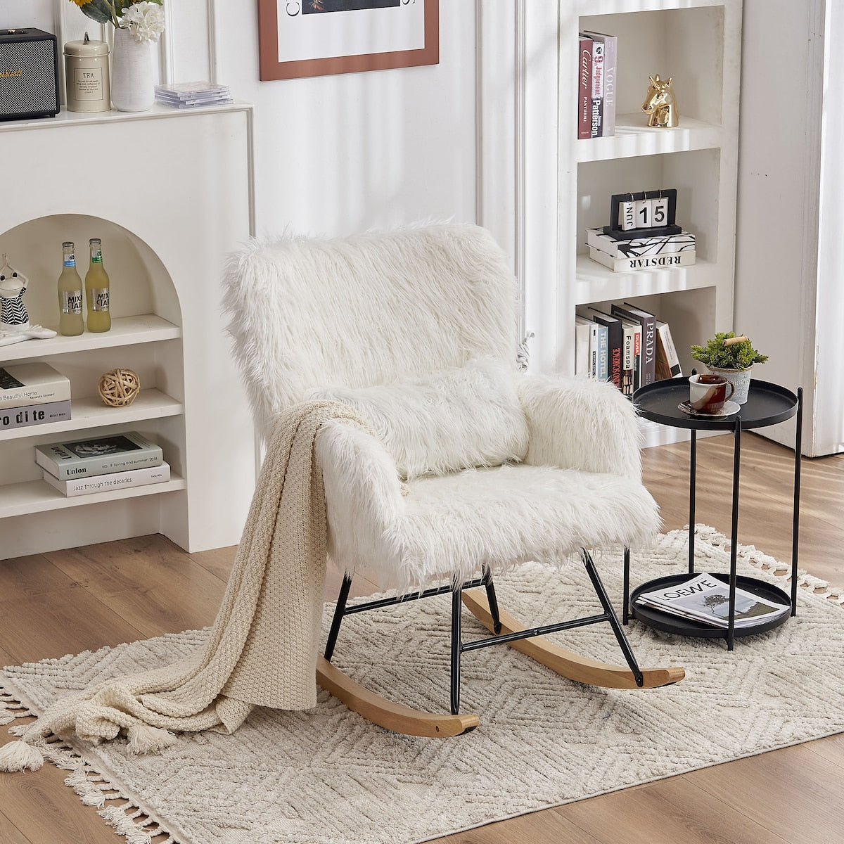 Chic Accent Chair Arm Chair Single Sofa Chair Rocking Chair