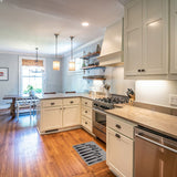 Chic Cutlery Print Wool-Effect Kitchen Mat and Runner Rug