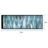 Chic Home Blue Flames 1 Piece Framed Wall Art Giclee Print - Multi-color