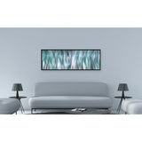 Chic Home Blue Flames 1 Piece Framed Wall Art Giclee Print - Multi-color