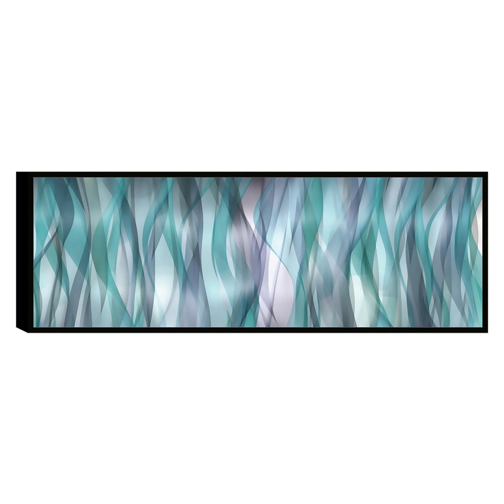 Chic Home Blue Flames 1 Piece Framed Wall Art Giclee Print - Multi-color