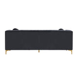 Chic Home Britannia Velvet Upholstered Modular Sectional Sofa