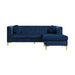 Chic Home Britannia Velvet Upholstered Modular Sectional Sofa
