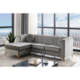 Chic Home Britannia Velvet Upholstered Modular Sectional Sofa
