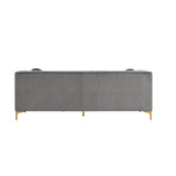 Chic Home Britannia Velvet Upholstered Modular Sectional Sofa