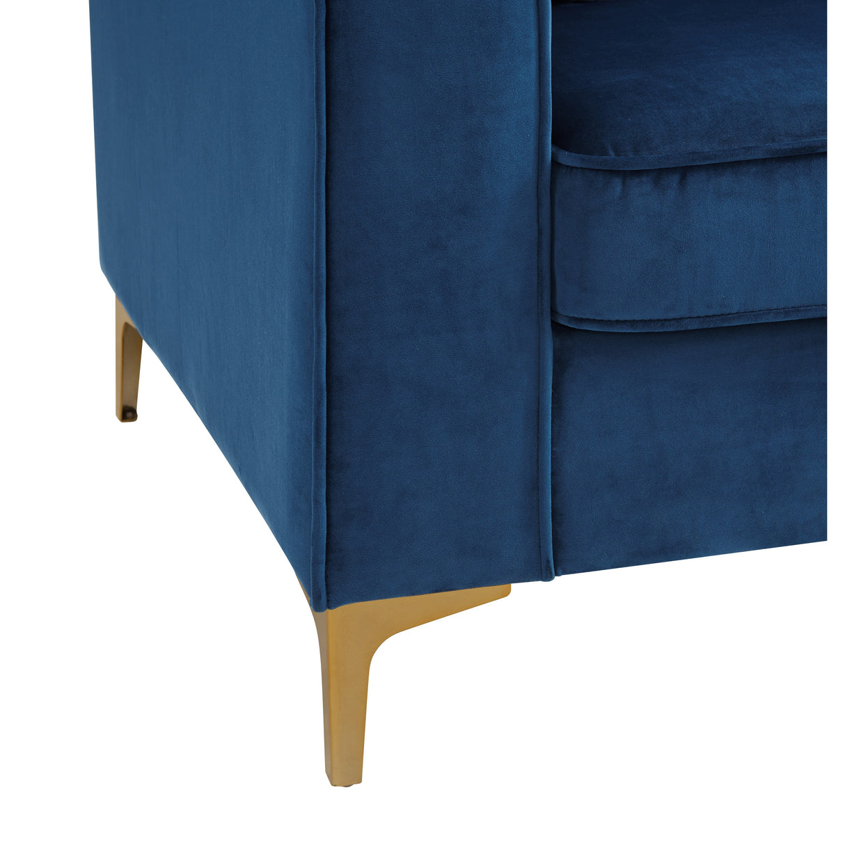 Chic Home Britannia Velvet Upholstered Modular Sectional Sofa