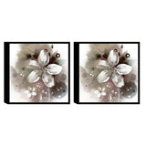 Chic Home Magnolia 2 Piece Set Framed Wall Art Giclee Print - Multi-color