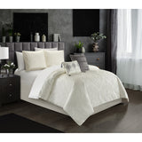 Chic Home Mya 9 Piece Embossed Pattern Bed In A Bag Comforter Set