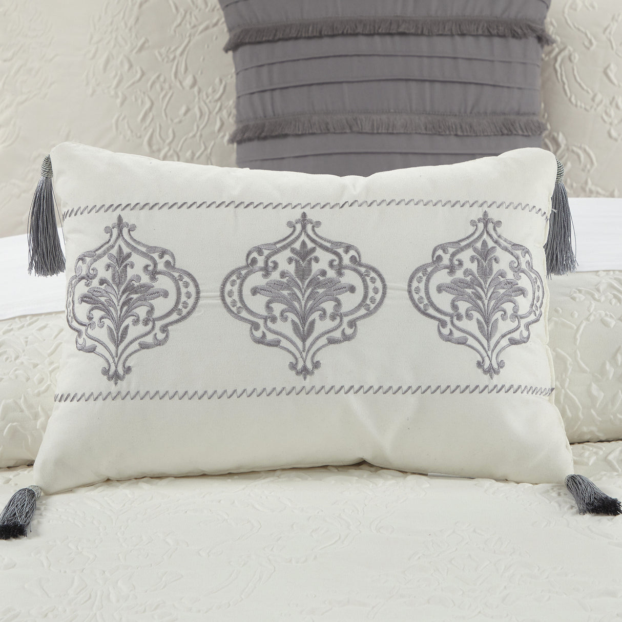 Chic Home Mya 9 Piece Embossed Pattern Bed In A Bag Comforter Set