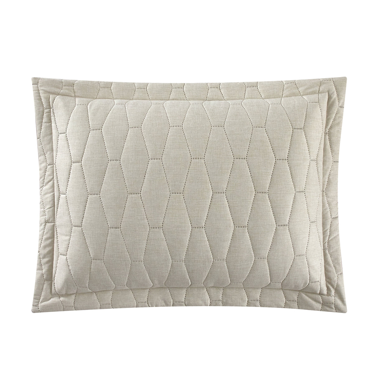 Chic Home Nya 3-Piece Geomertric Hexagon Pattern Quilt Set