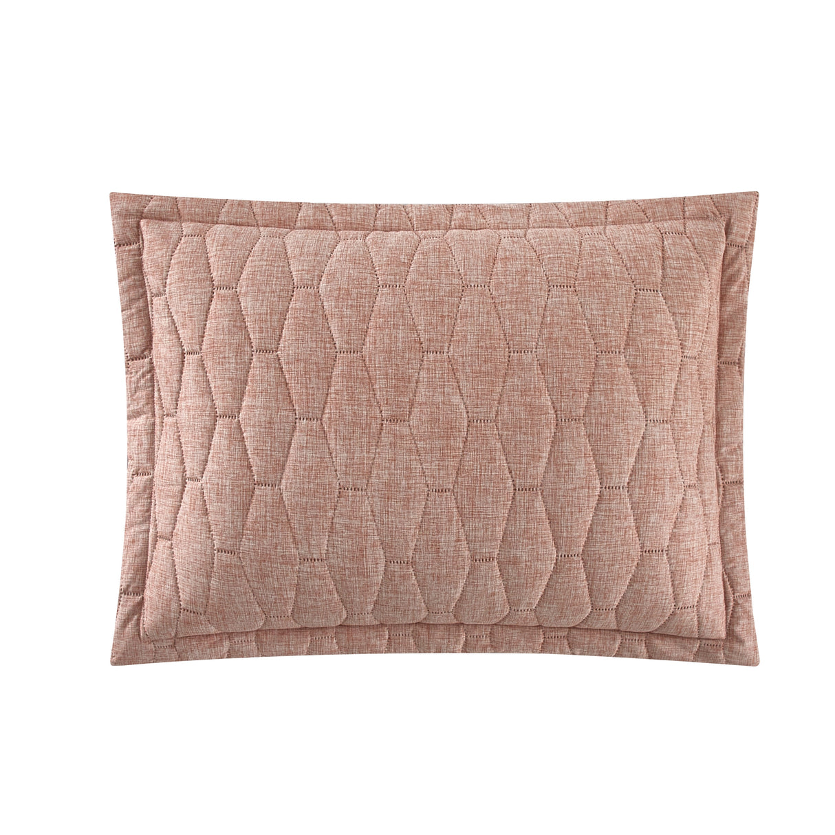 Chic Home Nya 3-Piece Geomertric Hexagon Pattern Quilt Set
