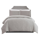 Chic Home Sabina 3 Piece and Embroidered Reversible Comforter Set