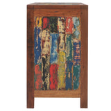 Chic Teak Chest With 9 Drawers Made From Recycled Teak Wood Fishing Boats