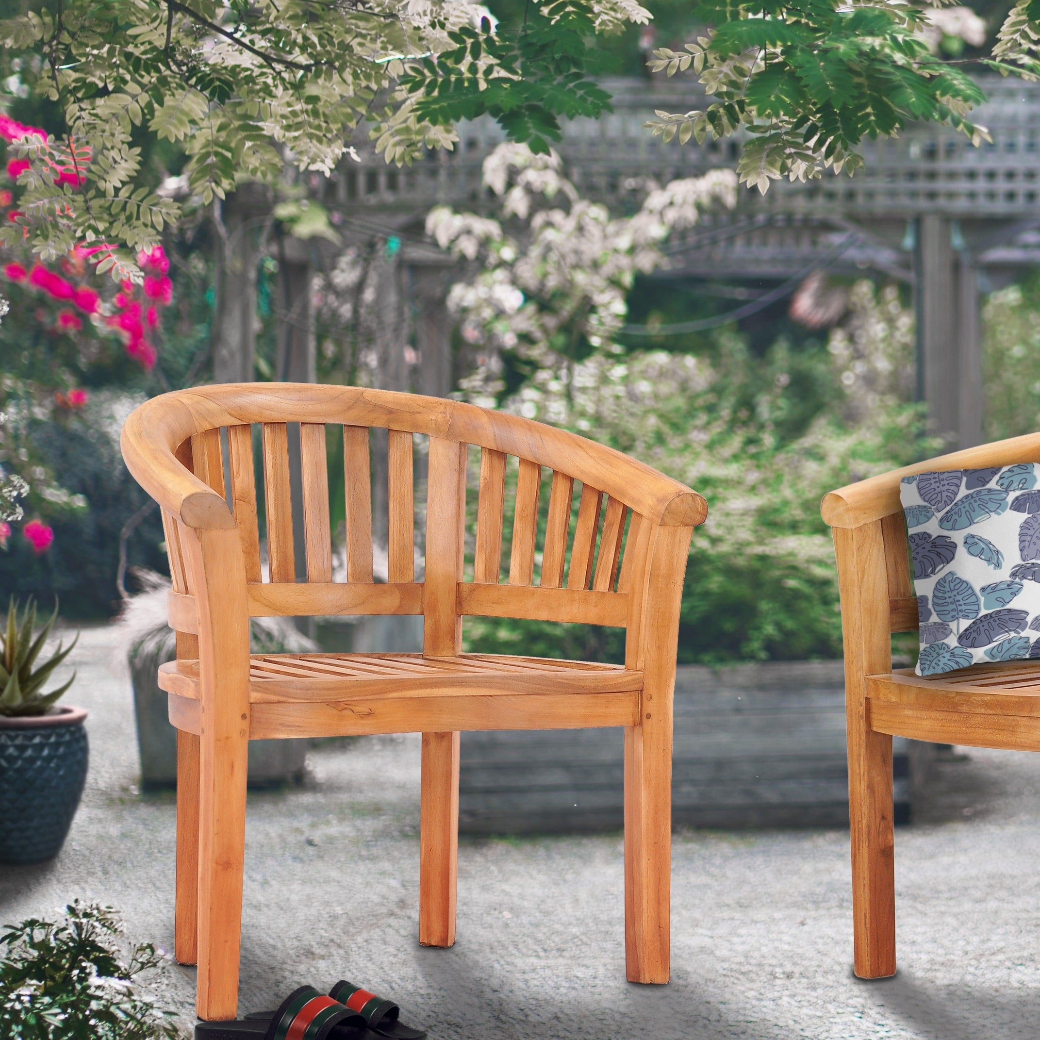 Teak banana chair sales