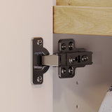 Chic Shoe Rack with Adjustable Poles and Multi-Compartment Storage