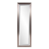 Allan Andrews Brushed Silver Decorative Chicago Wall Mirror - 17.1/4" x 53.1/2" x 1"