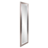 Allan Andrews Brushed Silver Decorative Chicago Wall Mirror - 17.1/4" x 53.1/2" x 1"