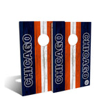 Chicago Football Tailgate Cornhole Board Set (Includes 8 Bags) - N/A