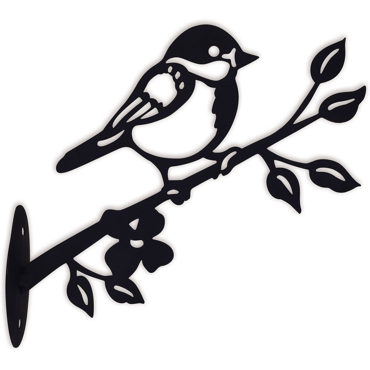 Chickadee Fence Post