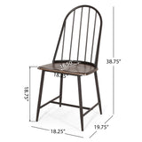 Chilacot Iron and Wood 7 Piece Dining Set by Christopher Knight Home