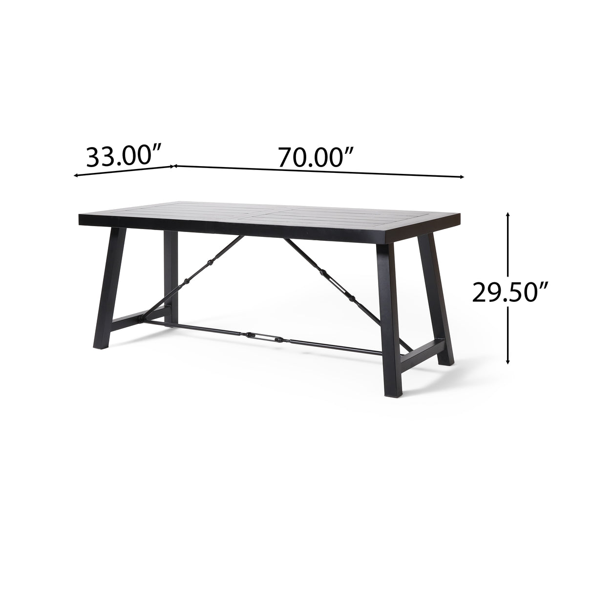 Chilacot Iron and Wood 7 Piece Dining Set by Christopher Knight Home