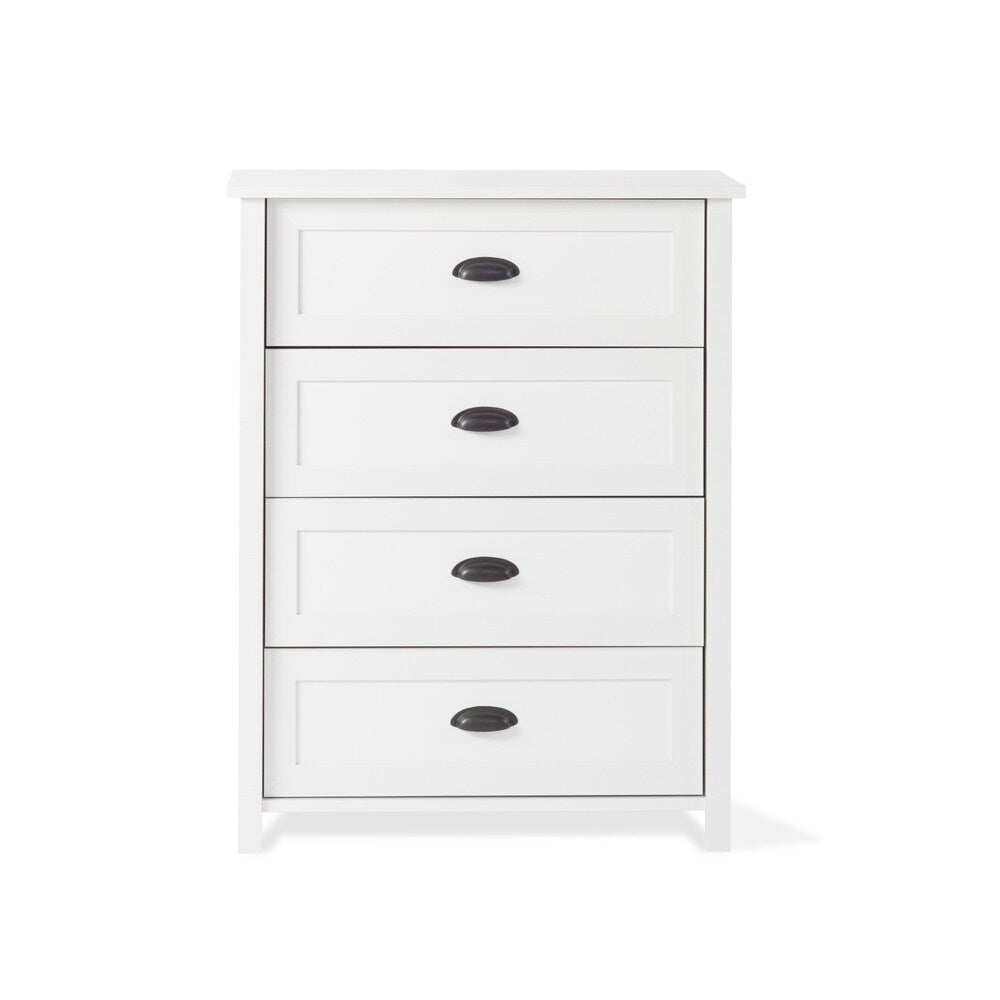 Child Craft Abbott 4-Drawer Chest Matte White