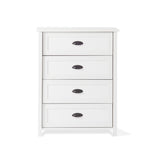 Child Craft Abbott 4-Drawer Chest Matte White