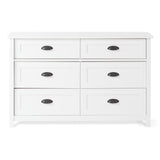 Child Craft Abbott Matte White Ready to Assemble Double Dresser