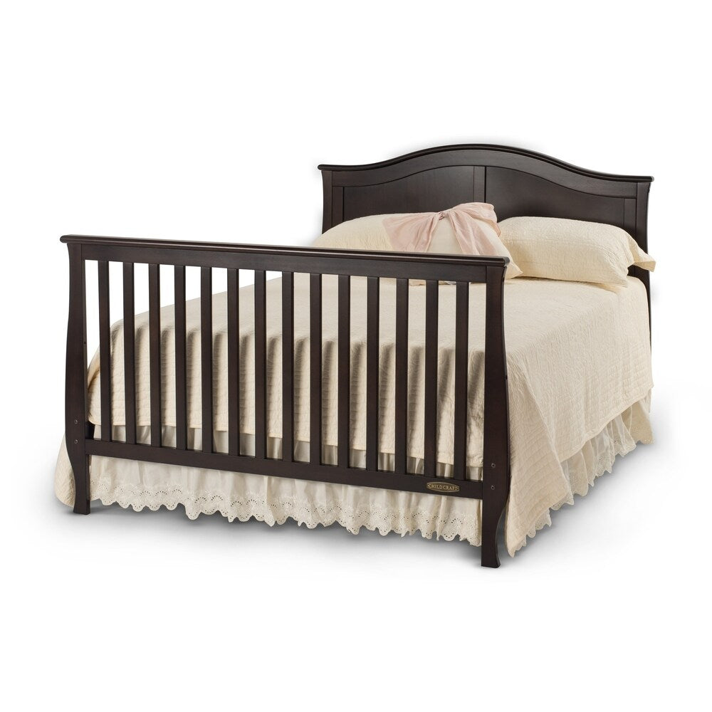 Child Craft Camden 4-in-1 Convertible Crib, Jamocha