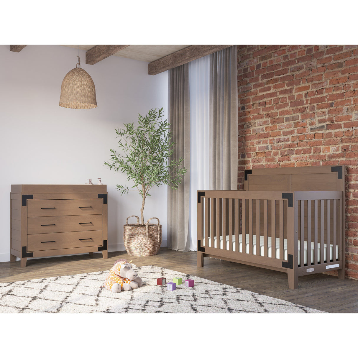 Child Craft Lucas 4-in-1 Convertible Baby Crib