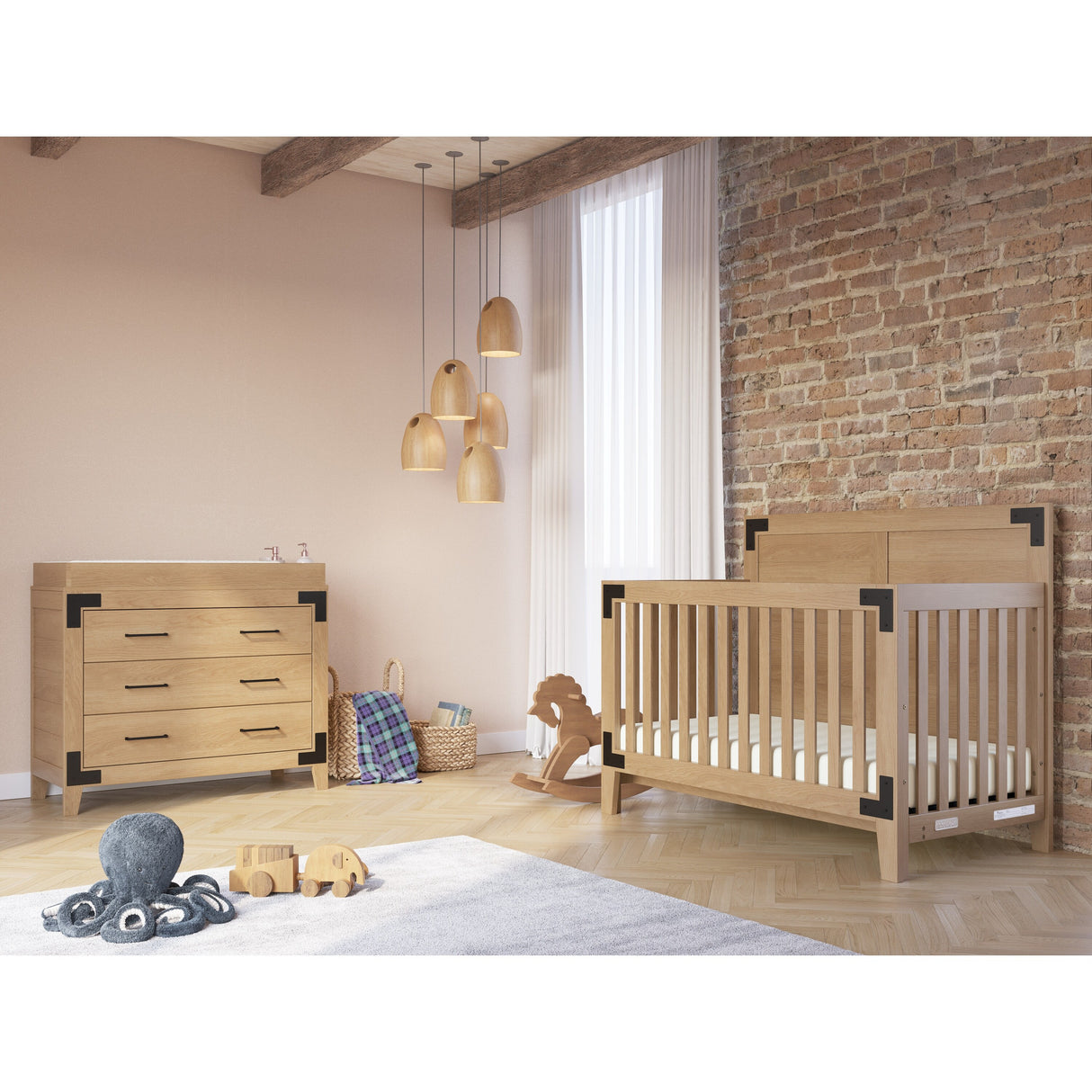 Child Craft Lucas 4-in-1 Convertible Baby Crib